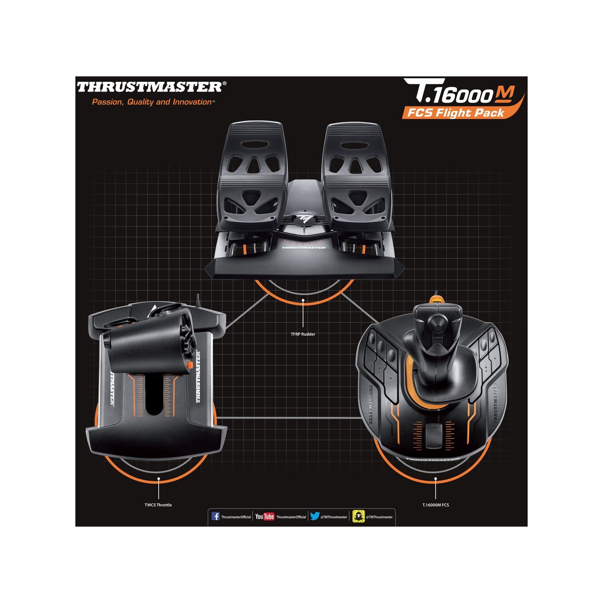 Thrustmaster T.16000M FCS Flight Pack